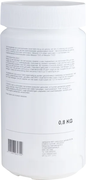 Melpool ICA Chloorstabilisator 0,8 Kg 2 Melpool ICA Chloorstabilisator 0,8 Kg - Afbeelding 2