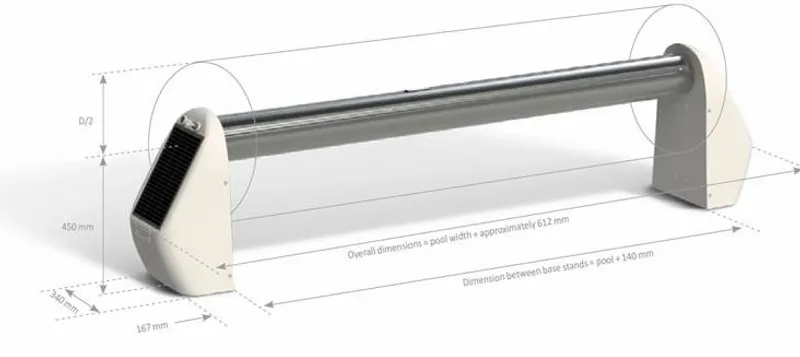 Open Solar Energy Automatisch Oprolsysteem - Tot 6 Meter - Grijs 2 Open Solar Energy Automatisch Oprolsysteem - Tot 6 Meter - Grijs - Afbeelding 2