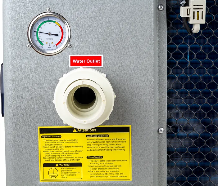 W'eau Full Inverter Zwembad Warmtepomp - 21 KW 7 W'eau Full Inverter Zwembad Warmtepomp - 21 KW - Afbeelding 7