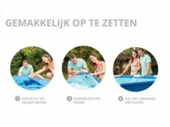 Intex Metal Frame Pool - 305 X 76 Cm 5 Intex Metal Frame Pool - 305 X 76 Cm -Zwembad Tuin intex opzetinstructie 3