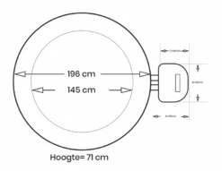 Intex Pure Spa Bubble Therapy Opblaasbare Spa - 4 Persoons 17 Intex Pure Spa Bubble Therapy Opblaasbare Spa - 4 Persoons -Zwembad Tuin intex bubbletherapy 4persoons afmetingen