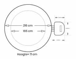 Intex Pure Spa Bubble Therapy Opblaasbare Spa - 6 Persoons 19 Intex Pure Spa Bubble Therapy Opblaasbare Spa - 6 Persoons -Zwembad Tuin intex bubbletherapy 6persoons afmetingen
