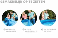 Intex Easy Set Pool - 396 X 84 Cm - Met Filterpomp 8 Intex Easy Set Pool - 396 X 84 Cm - Met Filterpomp -Zwembad Tuin intexeasyset instructies 9