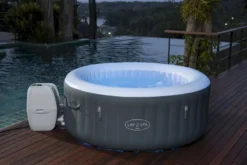 Bestway Lay-Z Spa Bali AirJet Opblaasbare Spa - 4 Persoons -Zwembad Tuin lay z spa bali airjet opblaasbare spa 4 persoons 14