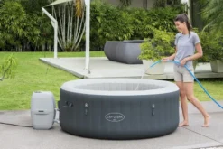 Bestway Lay-Z Spa Bali AirJet Opblaasbare Spa - 4 Persoons -Zwembad Tuin lay z spa bali airjet opblaasbare spa 4 persoons 25