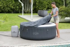 Bestway Lay-Z Spa Bali AirJet Opblaasbare Spa - 4 Persoons -Zwembad Tuin lay z spa bali airjet opblaasbare spa 4 persoons 26