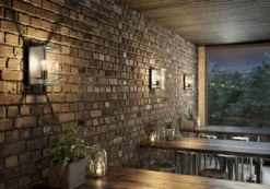 Lucide Claire E27 Wandlamp - Antraciet -Zwembad Tuin lucide claire e27 wandlamp antraciet 1