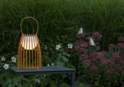 Lucide Fjara Led Tafellamp - Bruin -Zwembad Tuin lucide fjara led tafellamp bruin 2