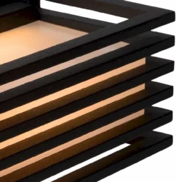 Lucide Malta Led Wandlamp - Zwart -Zwembad Tuin lucide malta led wandlamp zwart 2