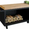 OFYR Mise En Place Table 135 PRO Black - Teak Wood