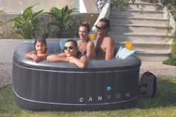 NetSpa Canyon Opblaasbare Spa - 4 Persoons -Zwembad Tuin netspa canyon opblaasbare jacuzzi 4persoons1