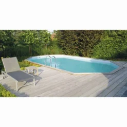 Gardipool Oblong 8.10 X 4.60 X 1.33 M Houten Zwembad