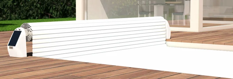 Open Solar Energy Automatisch Oprolsysteem - Tot 4 Meter - Wit 1 Open Solar Energy Automatisch Oprolsysteem - Tot 4 Meter - Wit