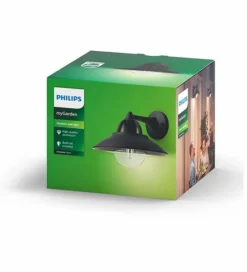 Philips MyGarden Cormorant E27 Wandlamp - Zwart 8 Philips MyGarden Cormorant E27 Wandlamp - Zwart -Zwembad Tuin philips cormorant verpakking