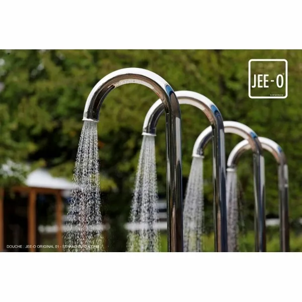 JEE-O Original Push Buitendouche - Geborsteld RVS 2 JEE-O Original Push Buitendouche - Geborsteld RVS - Afbeelding 2