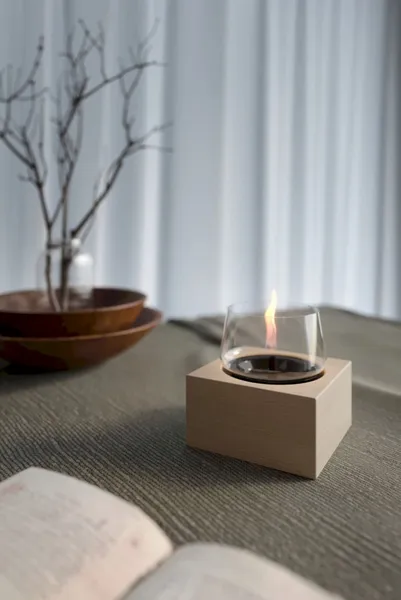 Tenderflame Poppy 14 Tafelhaard - Wit 3 Tenderflame Poppy 14 Tafelhaard - Wit - Afbeelding 3