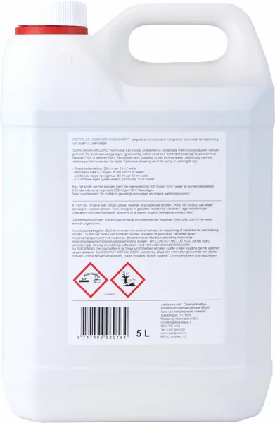 Pool Power Anti Alg - 5 Liter 3 Pool Power Anti Alg - 5 Liter - Afbeelding 3