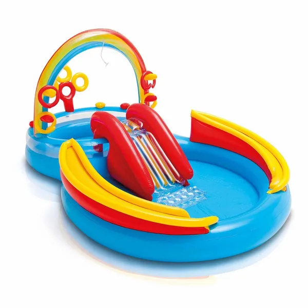 Intex Rainbow Ring Play Center Kinderzwembad 297 X 193 X 135 Cm 1 Intex Rainbow Ring Play Center Kinderzwembad 297 X 193 X 135 Cm