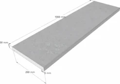 Scandi Roc Modena Randtegel - Diamond Grey -Zwembad Tuin scandi roc modena randtegel afmetingen 2