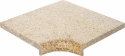 Scandi Roc Napoli Randtegel - Soft Sand -Zwembad Tuin scandi roc napoli randtegel soft sand hoek radius