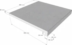 Scandi Roc Sydney Randtegel - Soft Sand -Zwembad Tuin scandi roc sydney randtegel afmetingen