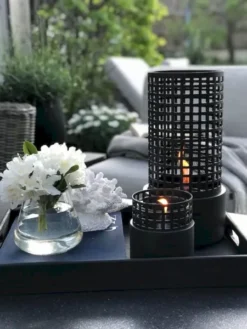 Tenderflame Signal Hill 12 Tafelhaard - Zwart -Zwembad Tuin signal hill 12 metal sfeer op maat 2