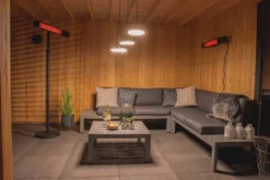 Sunred Heater Royal Diamond Dark Wall 1500 Terrasverwarmer -Zwembad Tuin sunred heater royal diamond dark wall terrasverwarmer 14