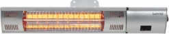 Sunred Heater Royal Diamond Wall 2000 Terrasverwarmer - Grijs 11 Sunred Heater Royal Diamond Wall 2000 Terrasverwarmer - Grijs -Zwembad Tuin sunred heater royal diamond silver wall 2000 terrasverwarmer 3